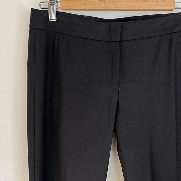 Theory Women's Size 4 Black Wool Ponte Ankle Dress Pants Trousers Workwear - Picture 10 of 15